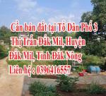 Chính chủ cần bán đất tại Tổ Dân Phố 3 – Thị Trấn Đắk Mil, huyện Đắk Mil, tỉnh Đắk Nông.