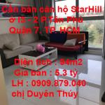 Cần bán căn hộ StarHill ở I3 - 2  quận 7 tp HCM