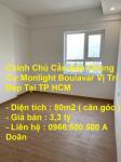 Chính Chủ Cần Bán Chung Cư Monlight Boulavar Vị Trí Đẹp Tại TP HCM