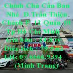 Chính Chủ Cần Bán Nhà Riêng Đường Trần Thiện Chánh Phường 12 Quận 10 Tp Hồ Chí Minh