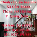 Chính chủ cần bán nhà 2 tầng ở Xã Cẩm Thanh, Thành phố Hội An, Quảng Nam