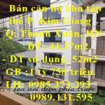 Bán căn hộ khu tập thể 5 tầng ở Bộ công an,  Phường Kim Giang,  Quận Thanh Xuân, Hà Nội