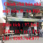 Chính chủ bán nhà mặt tiền Đường An Hội,Phường 13,Quận Gò Vấp,TPHCM