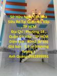 Sở Hữu Ngay Căn Nhà  Siêu Rẻ Tại Quận Gò Vấp  , TP HCM