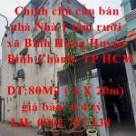 Chính chủ cần bán nhà Nhà 1 tấm rưỡi 61/1 tổ 201 ấp 4 a xã Bình Hưng Huyện Bình Chánh- TP HCM