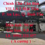 Chính Chủ Cần Bán VILLA 2 Mặt Tiền Phường An Lạc, Quận Bình Tân, TP Hồ Chí Minh