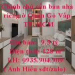 Chính chủ cần bán nhà riêng ở Quận Gò Vấp, TP HCM