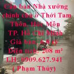 Cần bán Nhà xưởng chính chủ ở Thới Tam Thôn, Hóc Môn, Thành phố Hồ Chí Minh