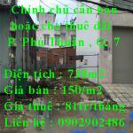 Chính chủ cần bán hoặc cho thuê đất Phường Phú Thuận , Quận 7 , TPHCM