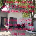 Chính chủ cần bán nhà ở Thị trấn Trảng Bom, Huyện Trảng Bom, Đồng Nai