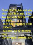 Chính chủ cần bán nhà xây chắc chắn để ở, trệt, 3 lầu, 4wc 4pn vị trí đẹp tại TP Hồ Chí Minh