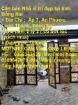 Cần bán Nhà vị trí đẹp tại tỉnh Đồng Nai