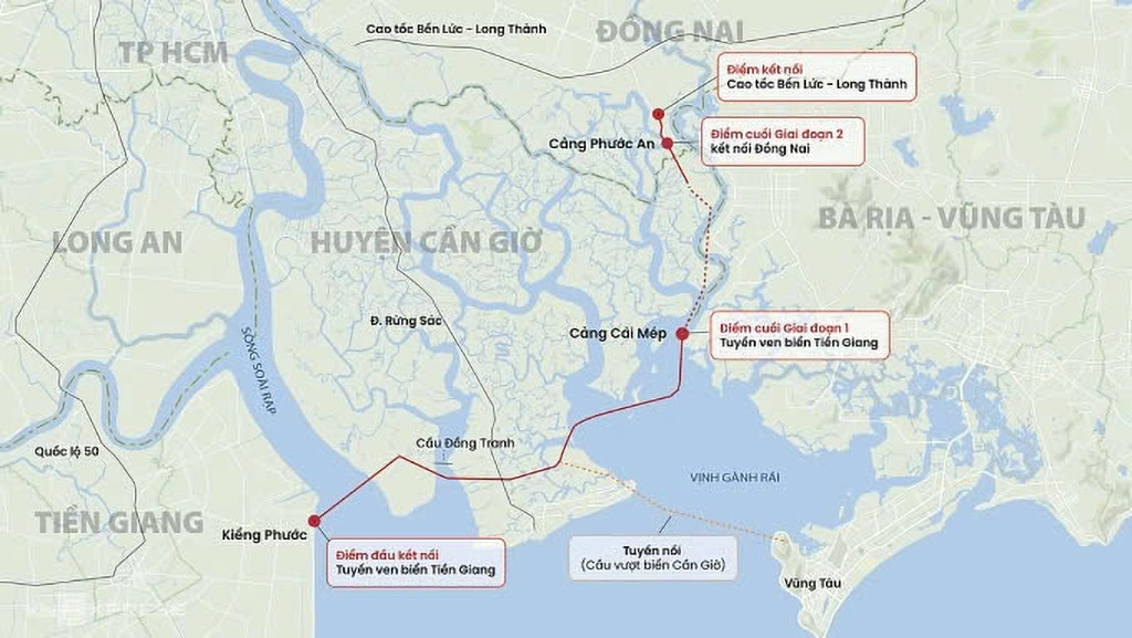 Nối Cần Giờ - Vũng Tàu thành hành lang ven biển mới- Ảnh 1.