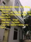 Cần Bán Nhà Diện Tích Rộng Nam Định