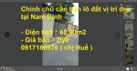 Chính chủ cần bán lô đất vị trí đẹp tại Nam Định