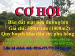 CẦN BÁN 3 LÔ ĐẤT SÀO GIÁ ĐẦU TƯ tại Hàm Tân, Bình Thuận