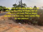Cần Bán Gấp Lô Đất Đẹp Gía Đầu Tư Tại Phường Phù Đồng TP Pleiku, Gia Lai