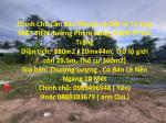 Chính Chủ Cần Bán Nhanh Lô Đất Vị Trí Đẹp MẶT TIỀN đường Phạm Hùng, K3P8 TP Sóc Trăng