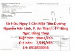 Sở Hữu Ngay 3 Căn Mặt Tiền Đường Nguyễn Văn Linh, P. An Thạnh, TP Hồng Ngự, Đồng Tháp